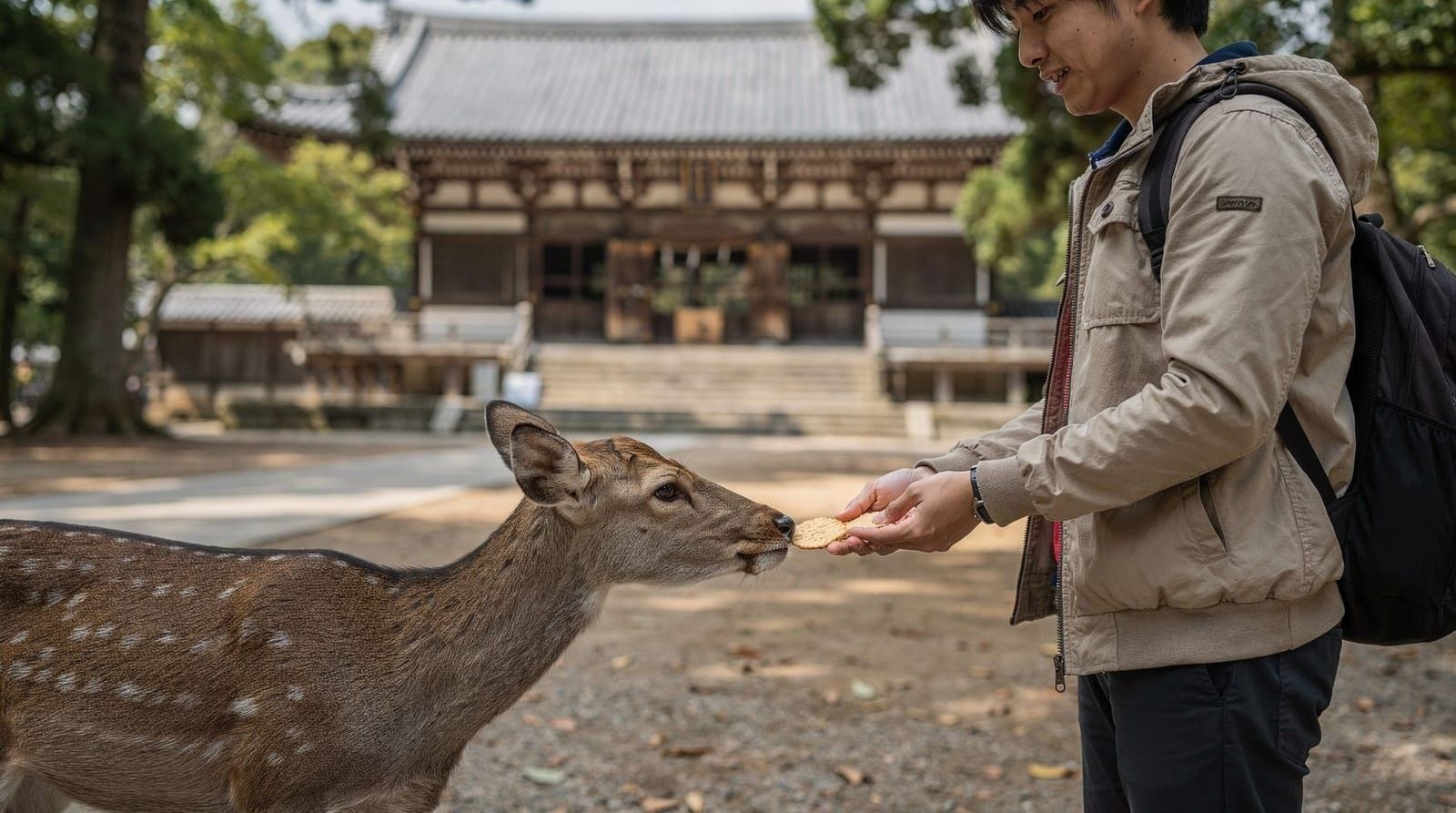 Nara: Nara park private family bike lunch